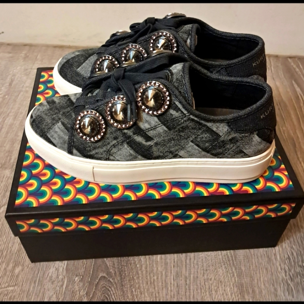 Kurt Geiger Laney Octavia Black Denium